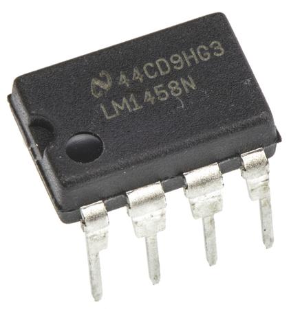 LM1458N/NOPB  Texas Instruments, Operational Amplifier, 1 MHz, 8-Pin 18 V MDIP