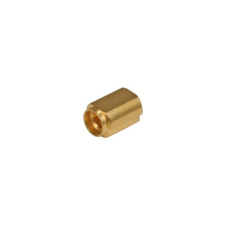 92_MMPX-S50-0-1-111_NM Huber+Suhner, jack Edge Mount Micro Miniature Coaxial Connector, Coaxial Cable Termination, Straight Body