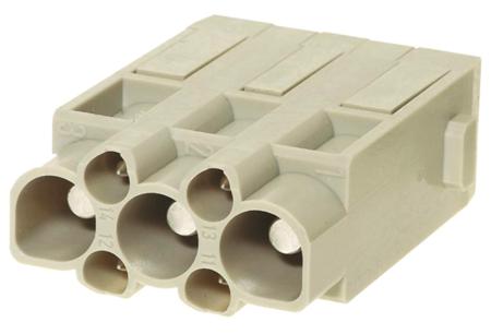 09140073001 HARTING Heavy Duty Power Connector Module, 40A, Male, Han-Modular Series, 3 Contacts