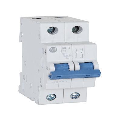 188-K2C020 Rockwell Automation MCB, 2P Poles, 2A Curve C, 400V AC, 96V DC