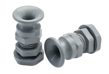 53015410+53019010 Lapp SKINTOP Series Grey Polyamide Cable Gland, PG9 Thread, 3.5mm min., 8mm max., IP68