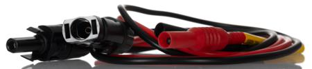 272-2773 RS PRO Test Leads, 20A, 1kV, Black, Red, 1m Lead Length