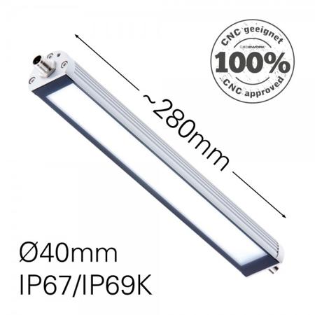 118110-12 LED2WORK 118110 945 lm 6 W LED Tube Light, 0.918635ft (280mm)