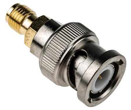 ADP-SMAF-BNCM RF Solutions Straight 50Ω RF Adapter SMA Socket to BNC Plug