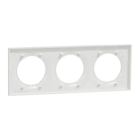 S520706 Schneider Electric White 3 Gang Cover