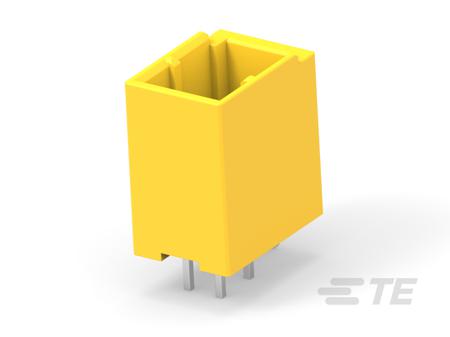 3-1939261-2 TE Connectivity 2825 Series Vertical Board PCB Header, 4 Contact(s), 2.5 mm Pitch, 2 Row, Shrouded