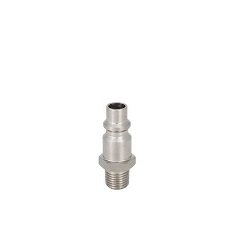 325-622 RS PRO Steel Male Pneumatic Quick Connect Coupling, G 3/8 Male Threaded