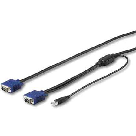 RKCONSUV10 StarTech.com Male VGA to Male USB A; VGA KVM Cable