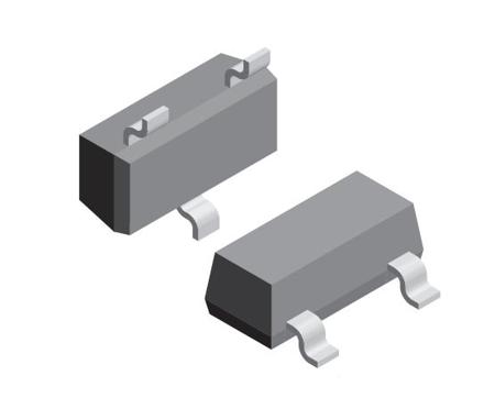 VCAN33A2-03SHE3-08 Vishay , Dual-Element Bi-Directional ESD Protection Diode, 150W, 3-Pin SOT-23