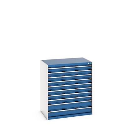 40029033-11V Bott 10 Cabinet, Steel, 1200mm x 750mm x 1050mm, Blue
