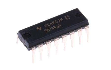 SN7445N Texas Instruments , Decoder, 16-Pin PDIP