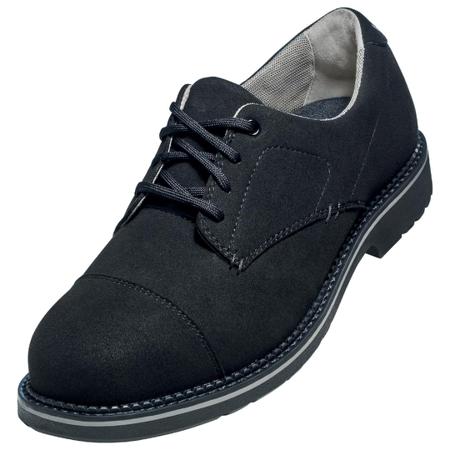 8430246 Uvex 84302 BUSINESS Men's Black Stainless Steel Toe Capped Low safety shoes, UK 11, EU 46