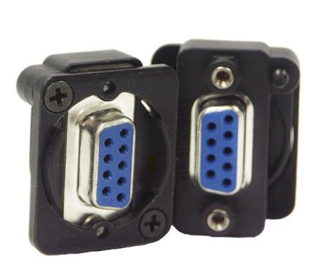 EHDB9FF Switchcraft D Sub Adapter Female 9 Way D-Sub to Female 9 Way D-Sub