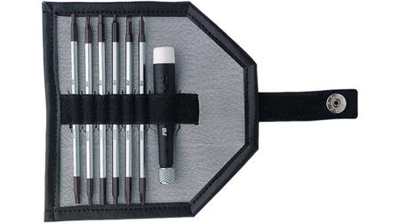PB513 PB SWISS TOOLS Hexagon, Phillips, Torx Interchangeable Blade, 7-Piece