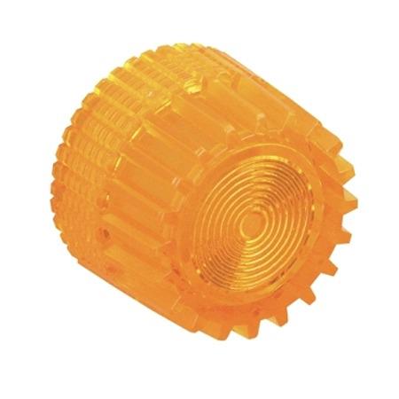 9001A7 Schneider Electric Amber, Clear Push Button Cap for Use with Push Button, 30mm