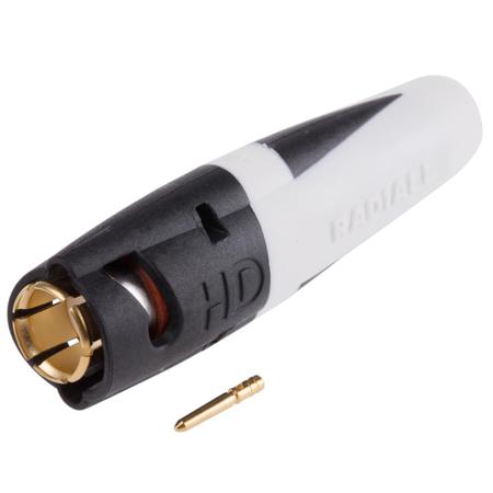 R142079776W Radiall Straight 75Ω Cable Mount BNC Connector, Plug, BBR, Crimp Termination, HDTV 1.0/4.8 type