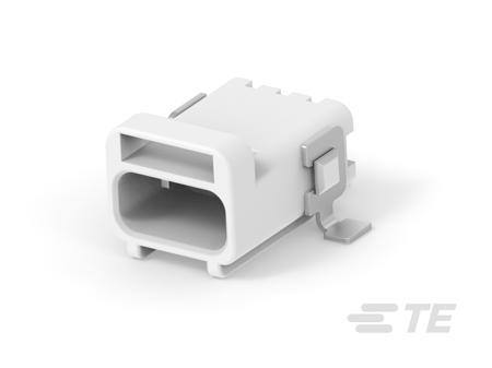 1-2834236-2 TE Connectivity 28342 Series Connector, Male, 3-Way, Board Mount, 5A, IP67