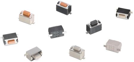 434121050836 IP67 Pink Rectangular Tactile Switch, SPST 50 mA 5mm Surface Mount