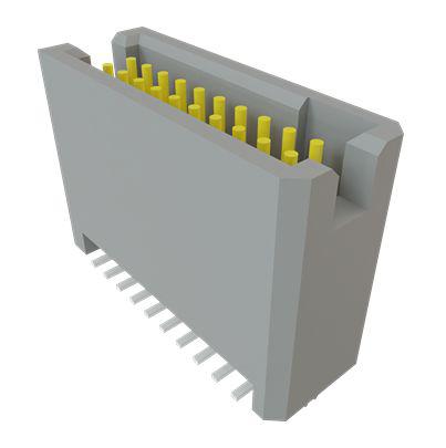 TFM-110-32-S-D-LC Samtec TFM Series Vertical Surface Mount PCB Header, 20 Contact(s), 1.27mm Pitch, 2 Row(s), Shrouded