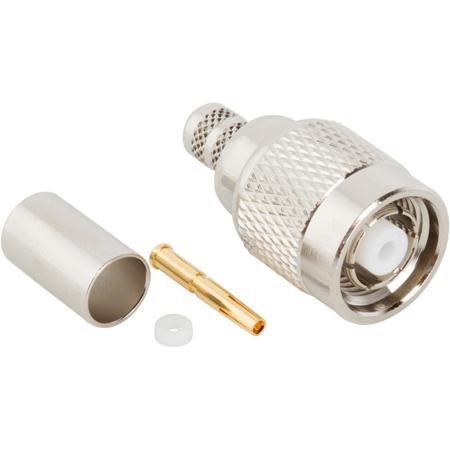 122408RP Amphenol RF  Series, Plug Cable Mount TNC Connector, 50Ω, Crimp Termination, Straight Body