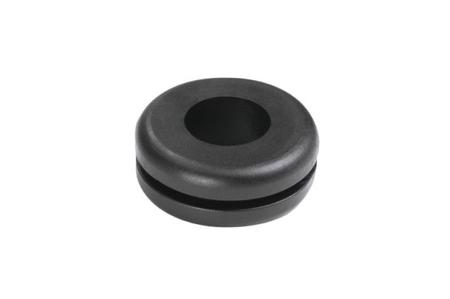 633-01010-HV1101-PVC-FR-BK HellermannTyton Black PVC 19mm Round Cable Grommet for Maximum of 12 mm Cable Dia.