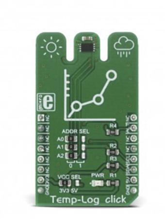 MIKROE-2886 MikroElektronika Temp-Log Click MikroBus Click Board for AT30TSE758A