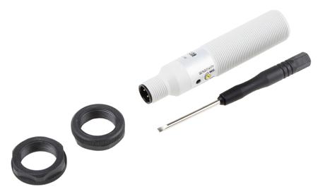 896-7239 RS PRO Capacitive Threaded Barrel Proximity Sensor, M18, 5 mm Detection, PNP NO, 10 → 30 V dc