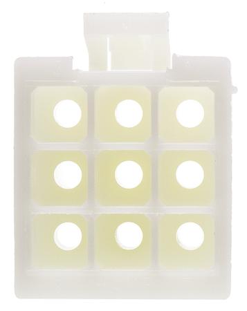172169-1 TE Connectivity Mini-Universal MATE-N-LOK, 4.2mm Pitch, 9 Way, 3 Row Male Connector Housing