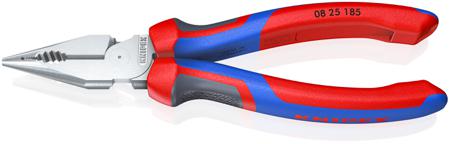 08 25 185 Knipex 25185 Combination Pliers, 185 mm Overall, Straight Tip