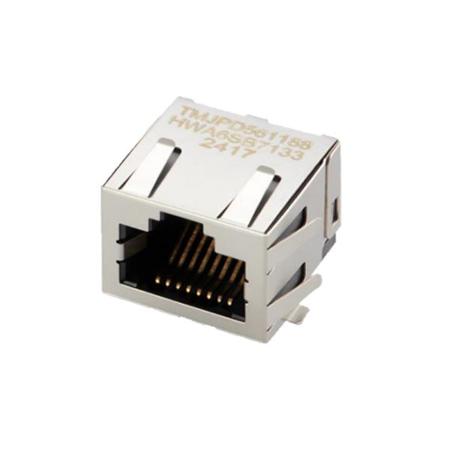 TMJPD561188HWA6SB7133 Taoglas  Series Female Ethernet Connector, SMT Mount, Cat5e Right Angle 1 Port 1 -Way