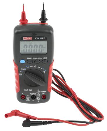 123-3253 RS Pro IDM66RT Handheld Digital Multimeter, 10A ac 1000V ac 10A dc 1000V dc