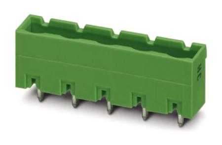 1758179 Phoenix Contact, 7.62mm Pitch, GMSTBVA 2.5 HC/ 4-G-7.62, 4 Way, , Pluggable Terminal Block, Header, Through Hole,