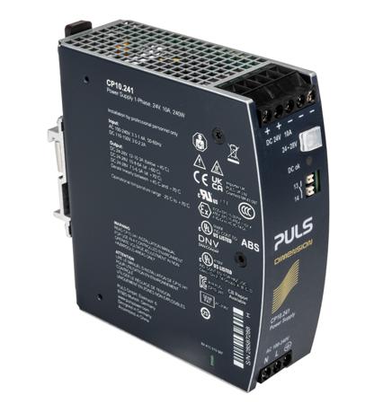 CP10-241 DIMENSION DIN Rail Power Supply, 240W, 24V dc/ 10A