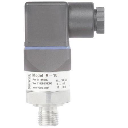 48779666 WIKA A-10 Series Pressure Sensor, 0bar Min, 1.6bar Max, Absolute, Gauge, Vacuum Reading