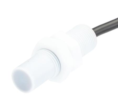 E2KQ-X10ME1-2M Omron Capacitive Threaded Barrel Proximity Sensor, M18, 10 mm Detection, NPN NO, 10 → 30 V dc
