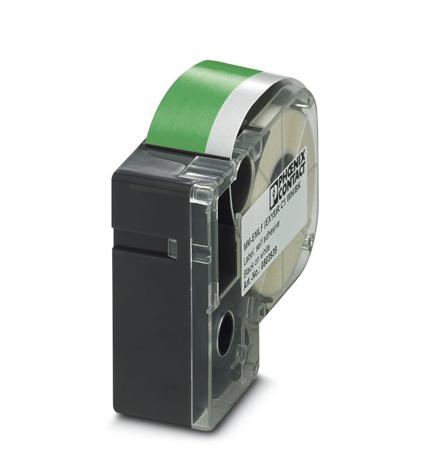 0803953 Phoenix Contact MM-EMLF White on Green Label Printer Tape, 8m Label Length