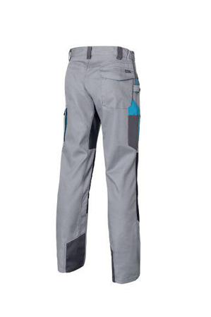 0901-4101-044---2XL MOLINEL Grey Unisex's Trousers 50-52in, 112-116cm Waist