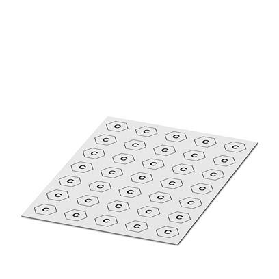 1315521 Phoenix Contact Adhesive Pre-Printed Label-C-. Quantity: 1Sheets
