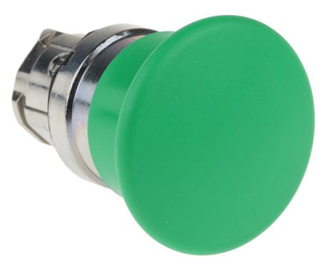 ZB4BC3 Schneider Electric Harmony XB4 Series Green Momentary Push Button Head, 22mm Cutout, IP66, IP69K