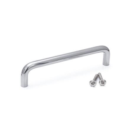237-895 RS Pro Stainless Steel Concealed Fixings Drawer Handle, 104mm x 30mm x 9mm 95mm