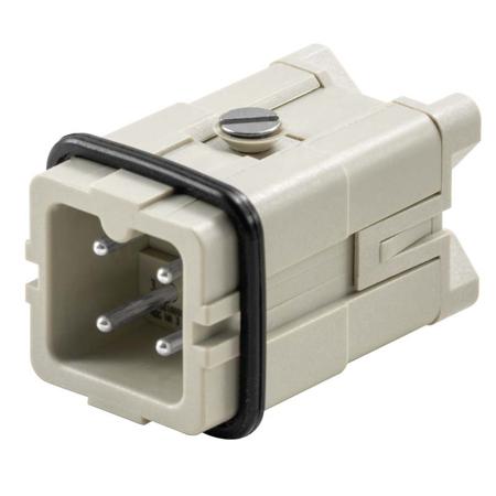 1498100000 Weidmuller Heavy Duty Power Connector Module, 16A, Male, HA Series, 3 Contacts