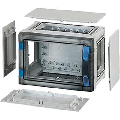 FP 0141 HENSEL FP Series Grey Polycarbonate Junction Box, IP65, 186 x 276 x 186mm