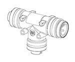 1300680099 Molex Tee 4 Pole Socket to 4 Pole Socket Adapter