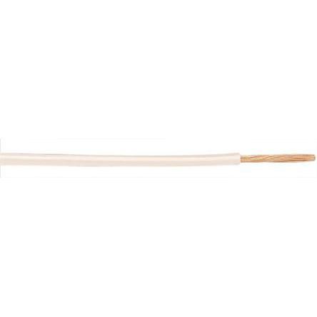 391097 WH005 Alpha Wire Hook-up Wire Silicone Series White 5.2 mm² Hook Up Wire, 10 AWG, 105/0.25 mm, 30m, Silicone Rubber
