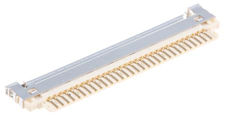 FI-X30M-NPB JAE, FI-X 1mm Pitch 30 Way 1 Row Straight Cable Mount LVDS Connector, FCP Plug, Push In Termination