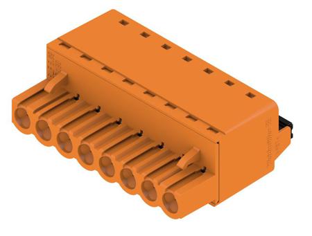 1013750000 Weidmuller, 5.08mm Pitch, BLF 5.08, 8 Way, , Pluggable Terminal Block, Plug, Cable Mount, Push In Termination,