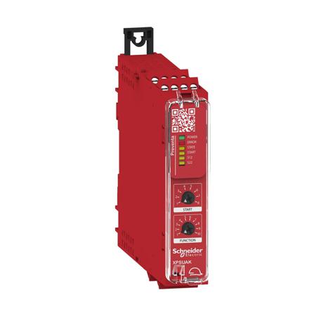 XPSUAK32AP Schneider Electric XPSU 8 Auxiliary Contacts Safety Relay 48 → 240V ac/dc, Dual-Channel 3 Safety Contacts