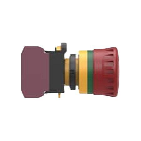 PBES22L020R TE Connectivity PBES22 Series Illuminated Emergency Stop Push Button, Panel Mount, 22.3mm Cutout, 2NC, IP20, IP65