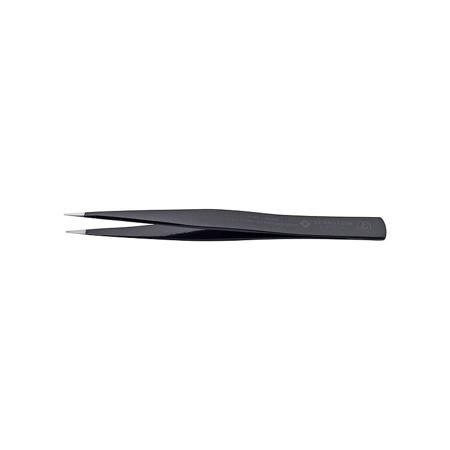 5-078-13 Bernstein 130 mm, Stainless Steel, Straight, ESD Tweezer