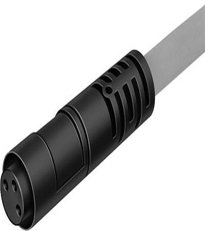 SIM-K-GD-5-PU Festo Straight Female 3 way M8 to Pigtail Circular Connector, 5m